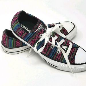 Converse All Star Low Top Sneakers Tribal Aztec